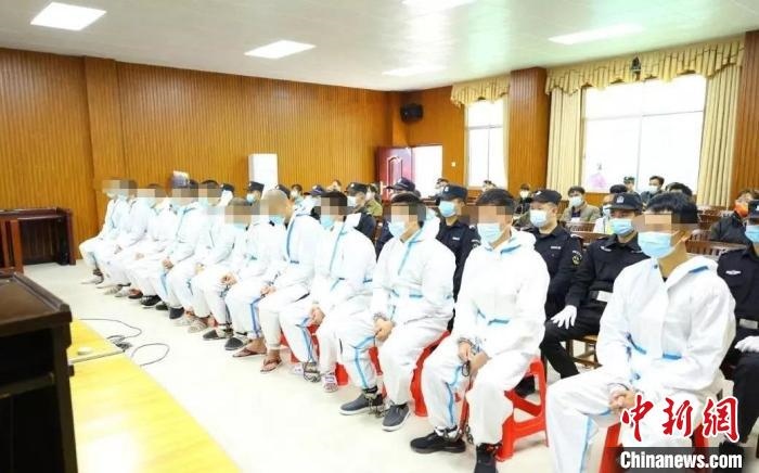 圖為庭審現(xiàn)場?！|蘭法院 攝