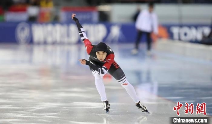 高亭宇在比賽中。圖片來源：黑龍江省體育局。