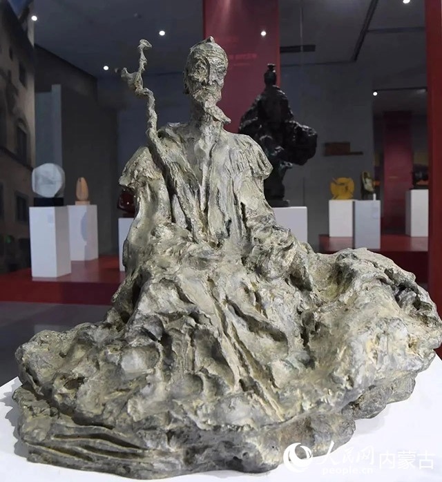 吳為山作品《莊子》。王劭凱攝