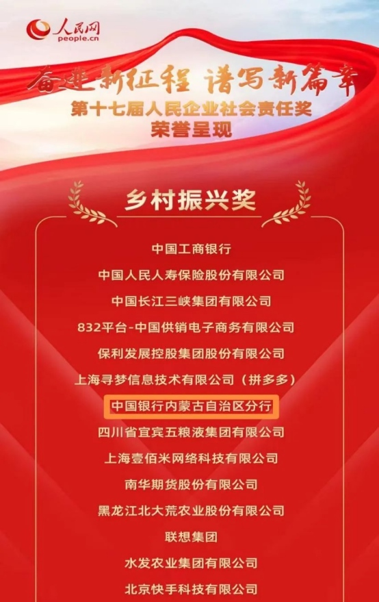 中國銀行內蒙古分行榮獲人民網第十七屆人民企業(yè)社會責任獎“鄉(xiāng)村振興獎”184.png