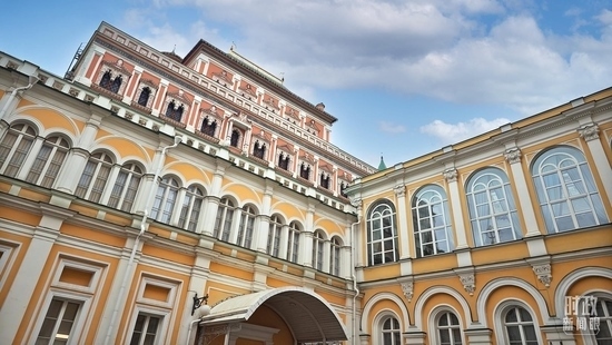  △當(dāng)?shù)貢r間3月21日，莫斯科，克里姆林宮。（總臺央廣記者潘毅拍攝）