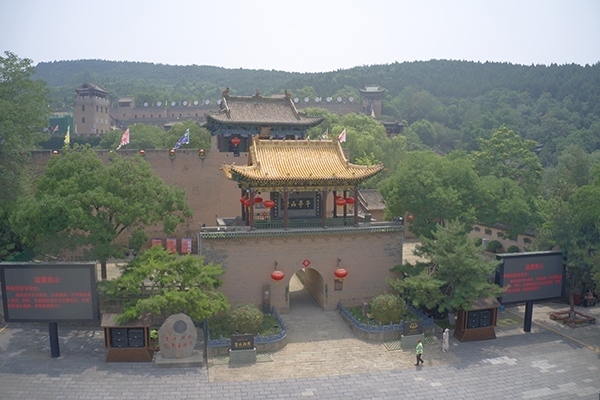 皇城相府景區(qū)（無人機照片）。人民網記者 王天樂攝