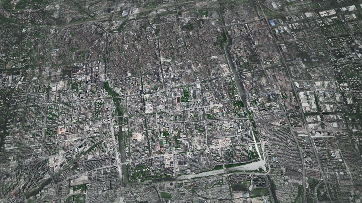 平江歷史文化街區(qū)現(xiàn)存整體布局與宋代《平江圖》基本一致。