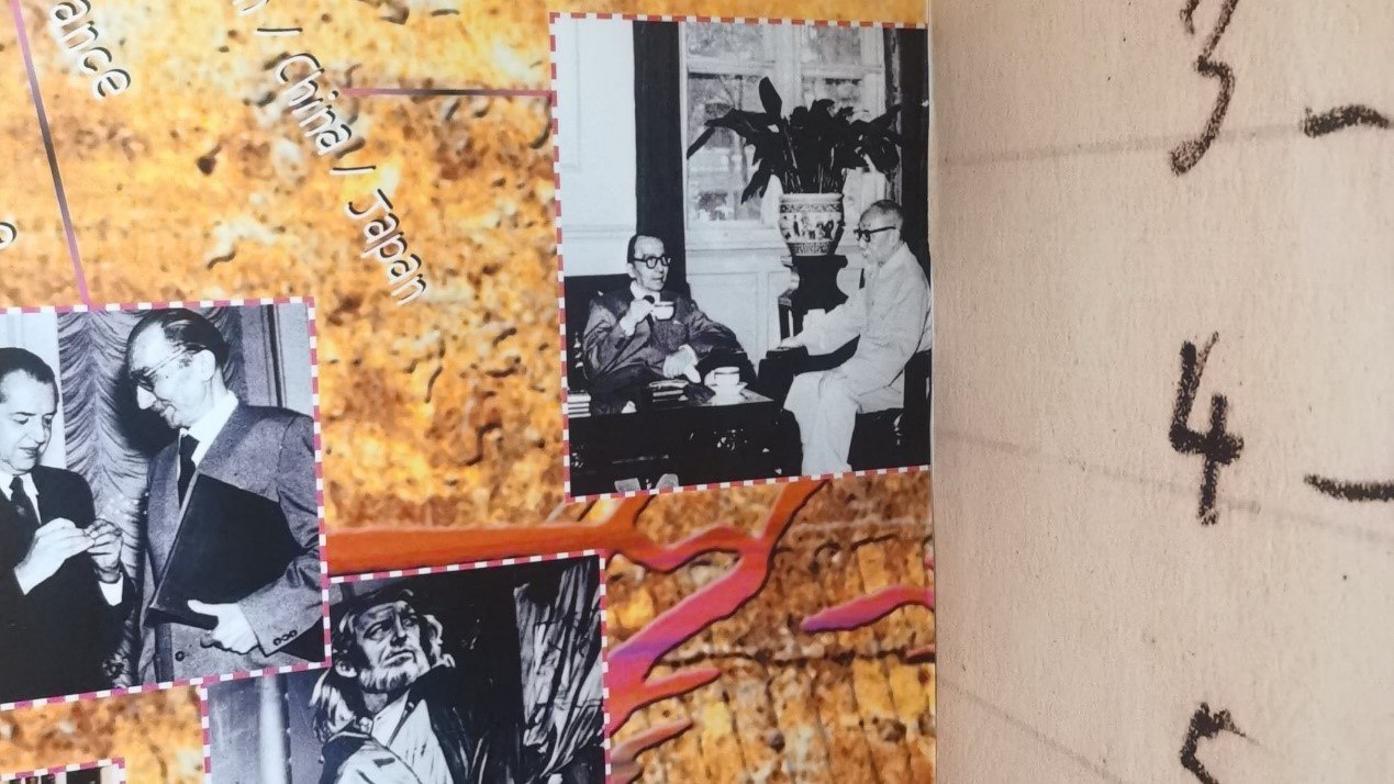 1957年，卡贊扎基斯第二次訪問中國，期間與作家茅盾進行交流。人民網記者 葛泰佚攝