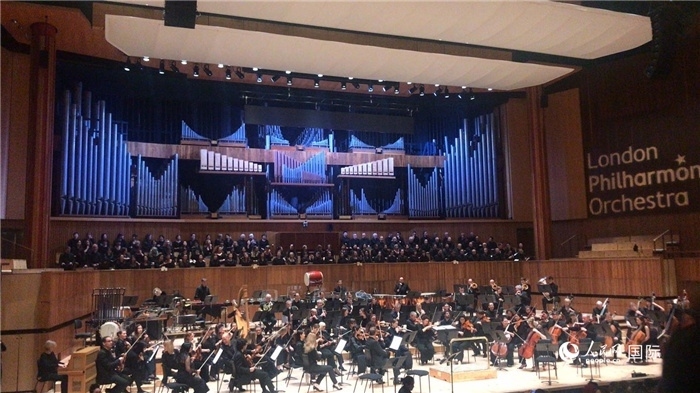 《敦煌·慈悲頌》在倫敦演出。人民網(wǎng) 余穎攝