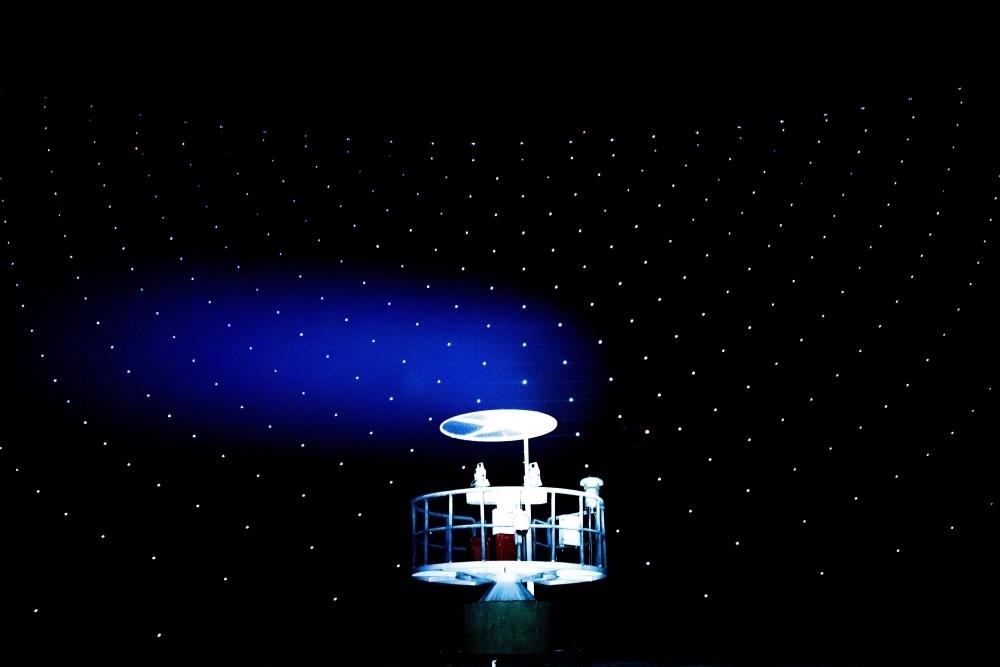 2021年3月29日拍攝的“中國天眼”測量基墩（維護(hù)保養(yǎng)期間拍攝）。新華社記者 歐東衢 攝