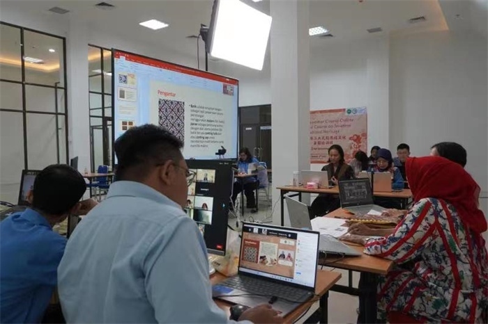 活動(dòng)現(xiàn)場(chǎng)。供圖：印尼三一一大學(xué)孔子學(xué)院