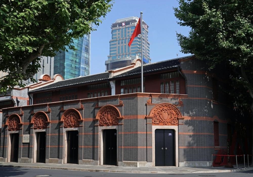 2023年6月9日拍攝的中共一大會(huì)址外景。新華社記者 劉穎 攝