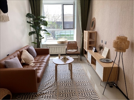 輝山英才社區(qū)樣板間。北京外國語大學(xué) 許青攝