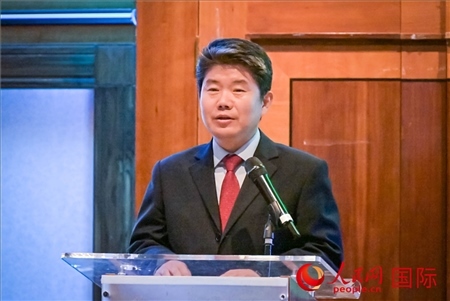 李立言致辭。人民網(wǎng) 郭錦標攝