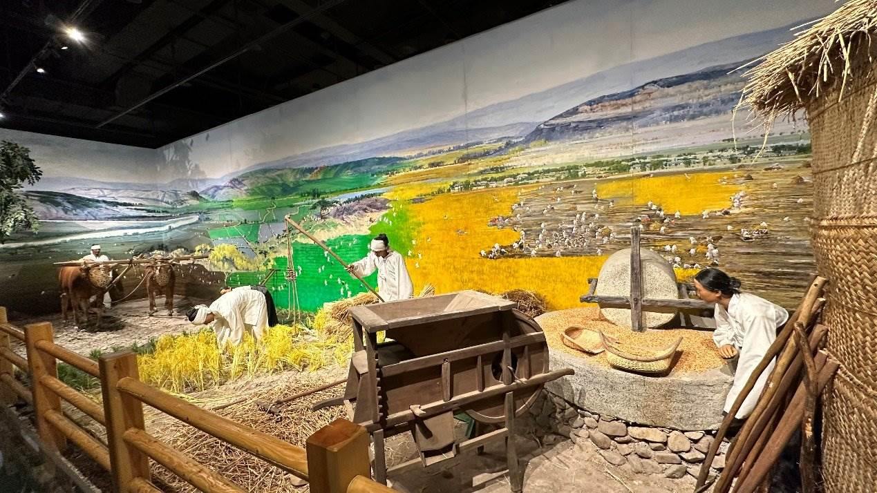 《朝鮮族民俗陳列》展廳。人民網(wǎng)記者 金洪花攝