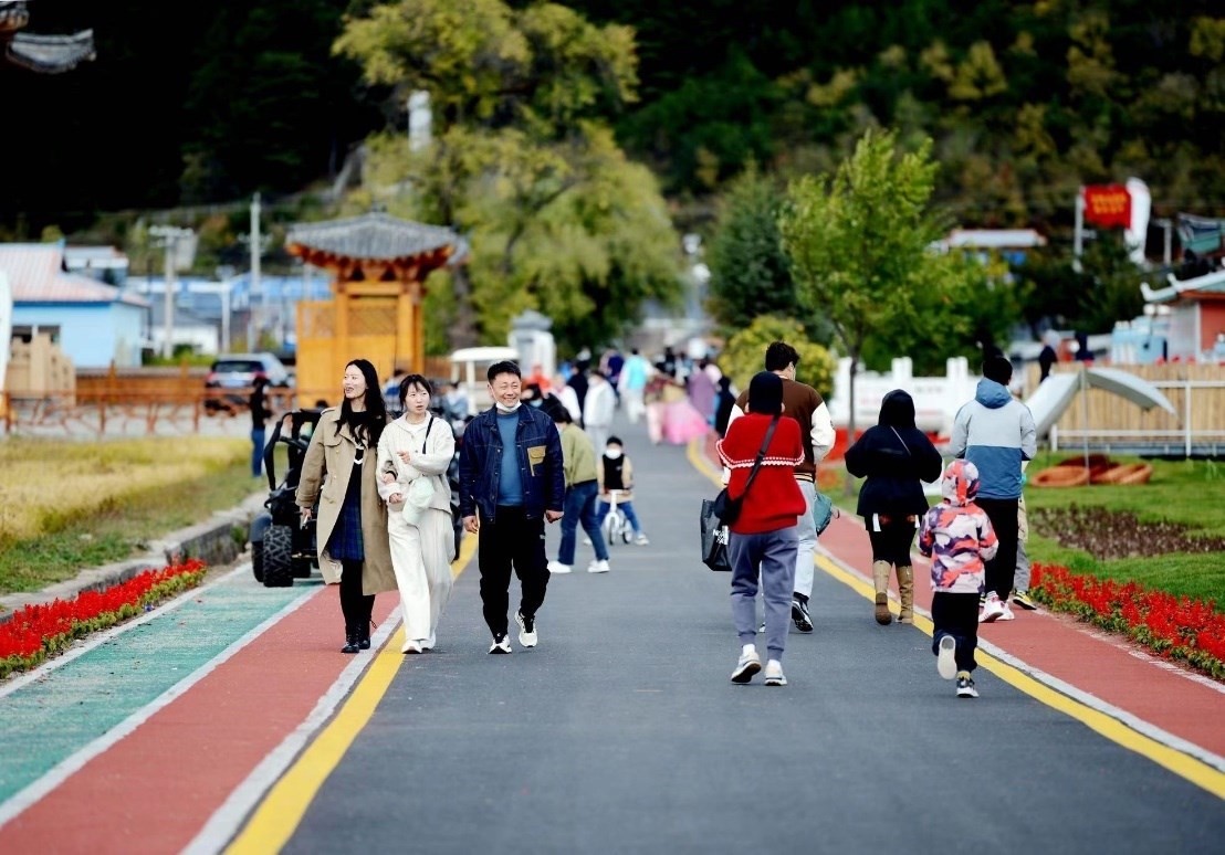 光東村干凈整潔的街區(qū)。主辦方供圖