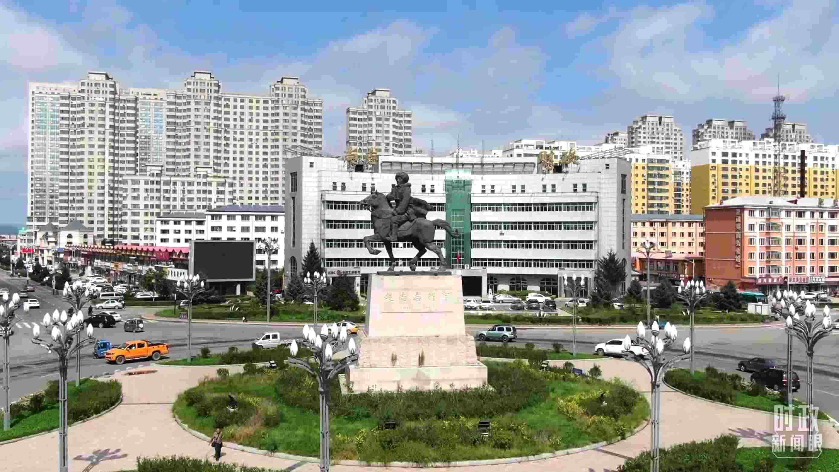 △哈爾濱市尚志市航拍。（總臺央視記者張耿生拍攝）