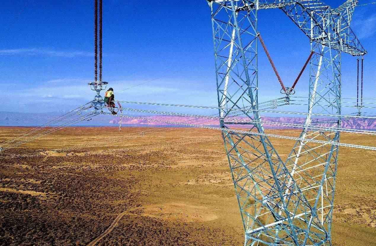 青豫直流。國網(wǎng)青海省電力公司供圖