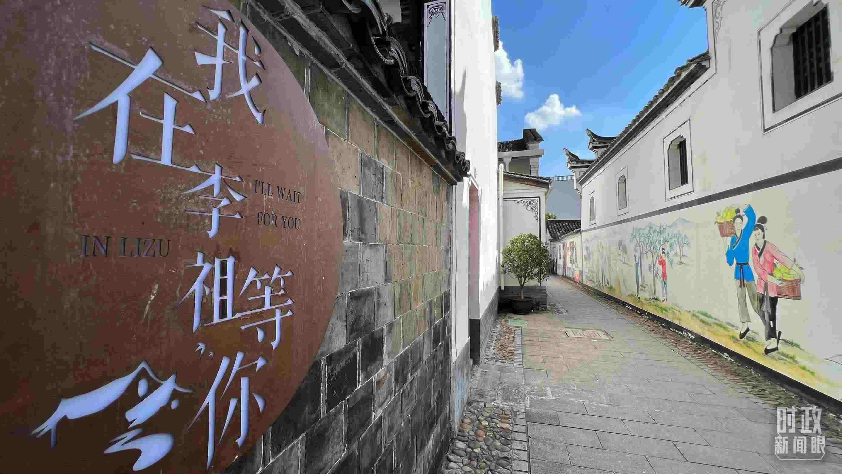 △村內(nèi)干凈整潔的小巷子。（總臺(tái)央視記者李煒拍攝）