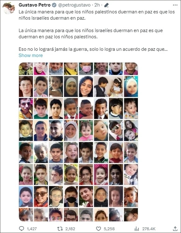 巴以爆發(fā)新沖突后，他再指西方“雙標(biāo)”