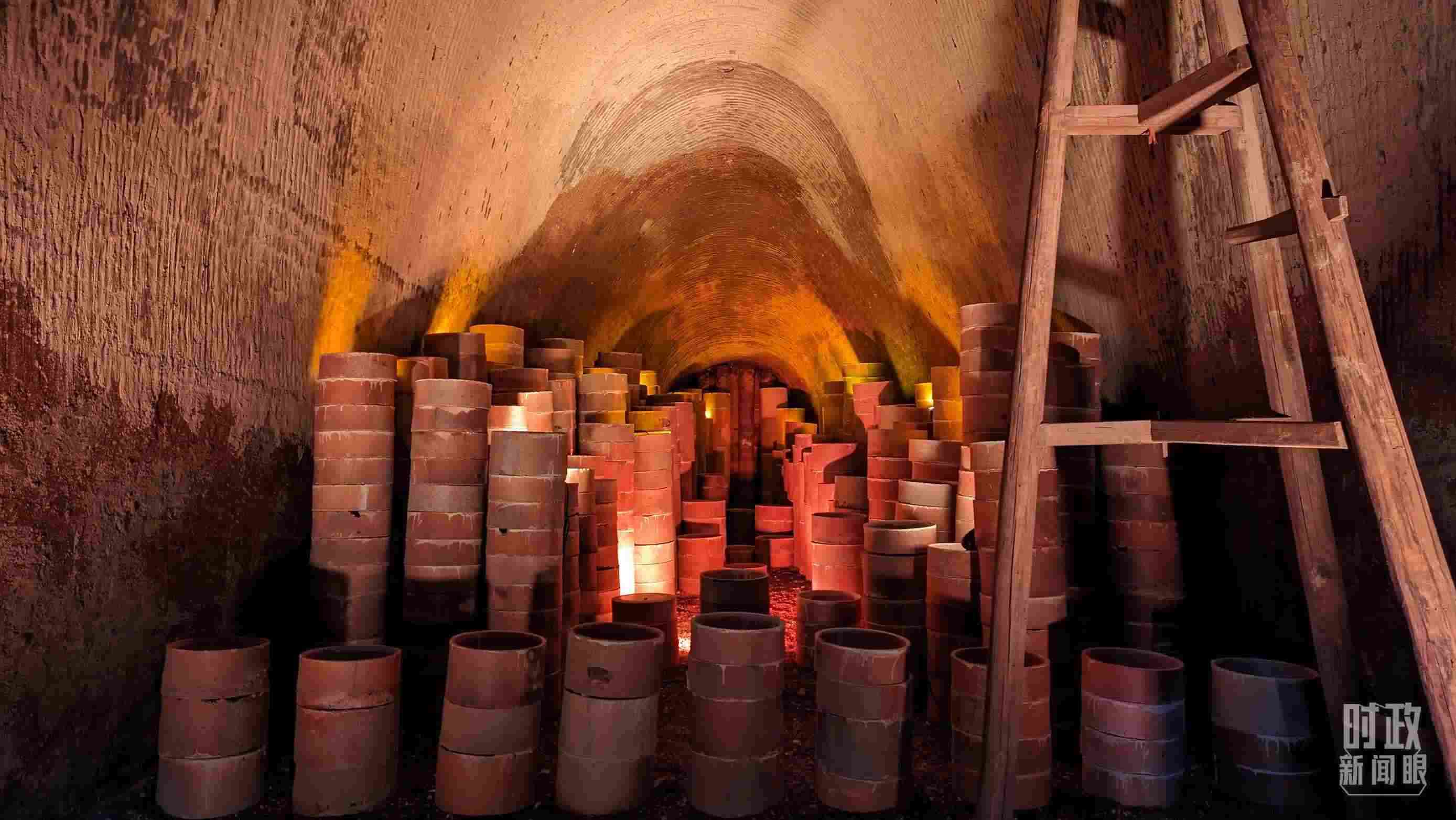 △當?shù)噩F(xiàn)存最大的柴窯——徐家窯。（總臺央視記者朱超拍攝）