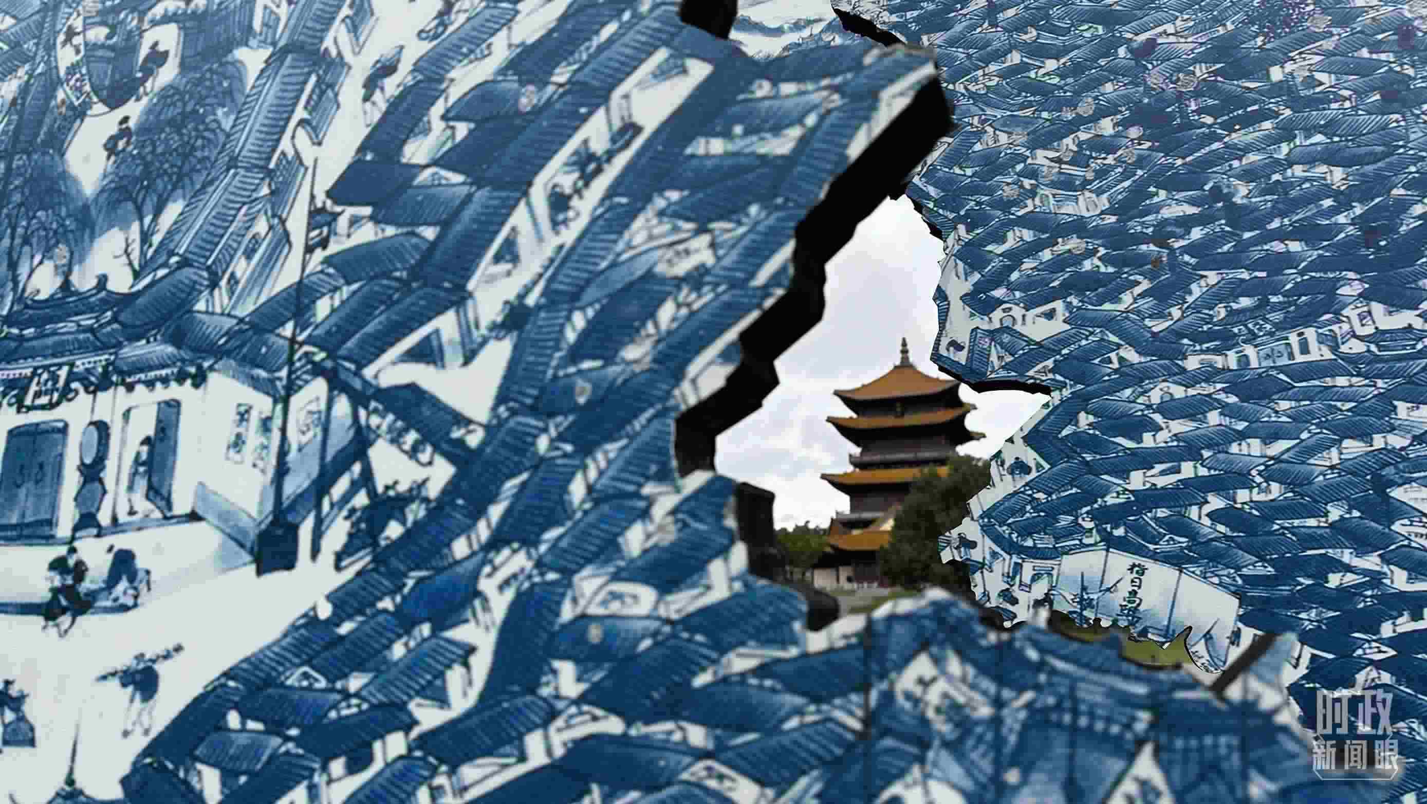 △位于陶陽里歷史文化街區(qū)內(nèi)的龍珠閣。（總臺央視記者趙化拍攝）