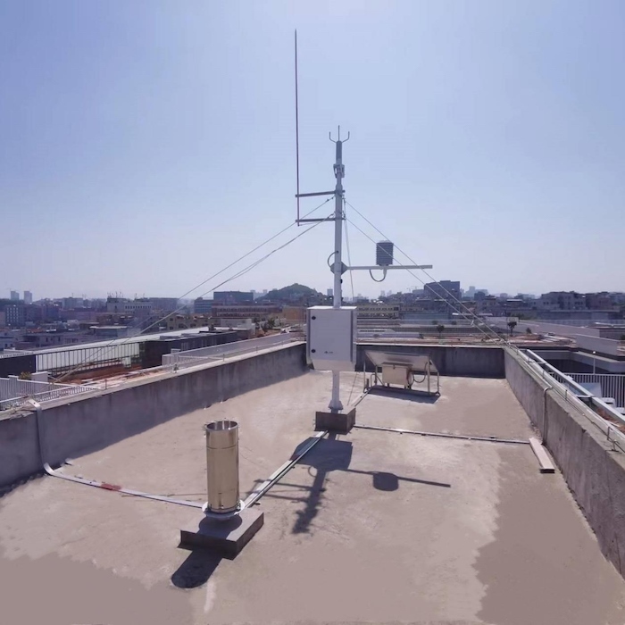 龍華區(qū)社區(qū)多要素自動(dòng)氣象觀測站。龍華區(qū)應(yīng)急管理局供圖