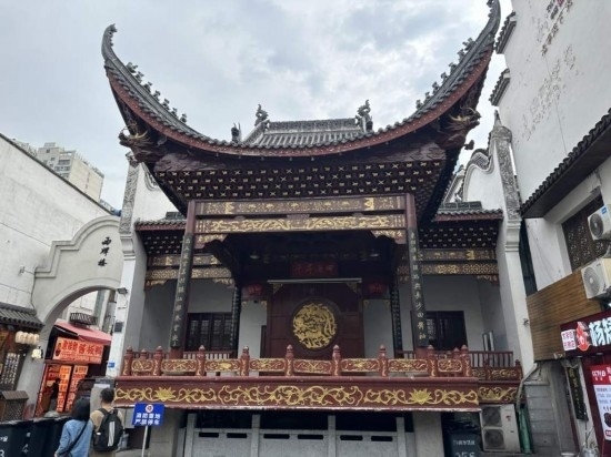 10月25日，長沙太平老街一角。（本報記者 劉書文攝）