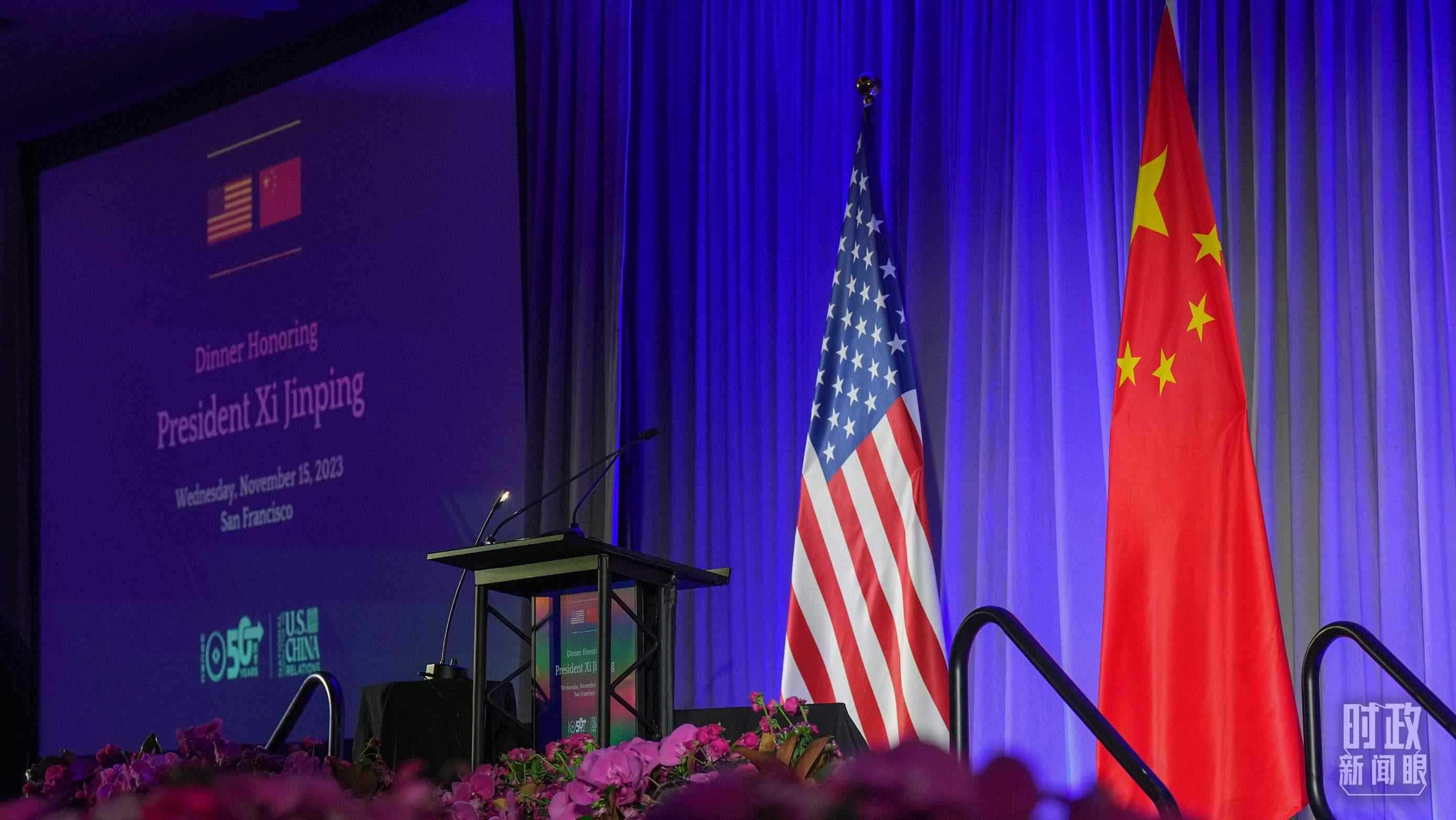 歡迎宴會當晚，習近平在這里發(fā)表演講。（總臺國廣記者李晉拍攝）