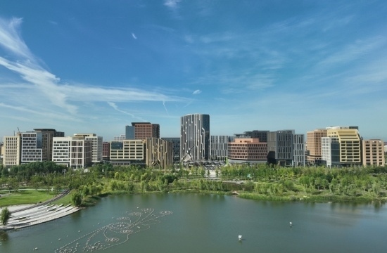 雄安新區(qū)容東片區(qū)。人民網(wǎng)記者 李兆民攝