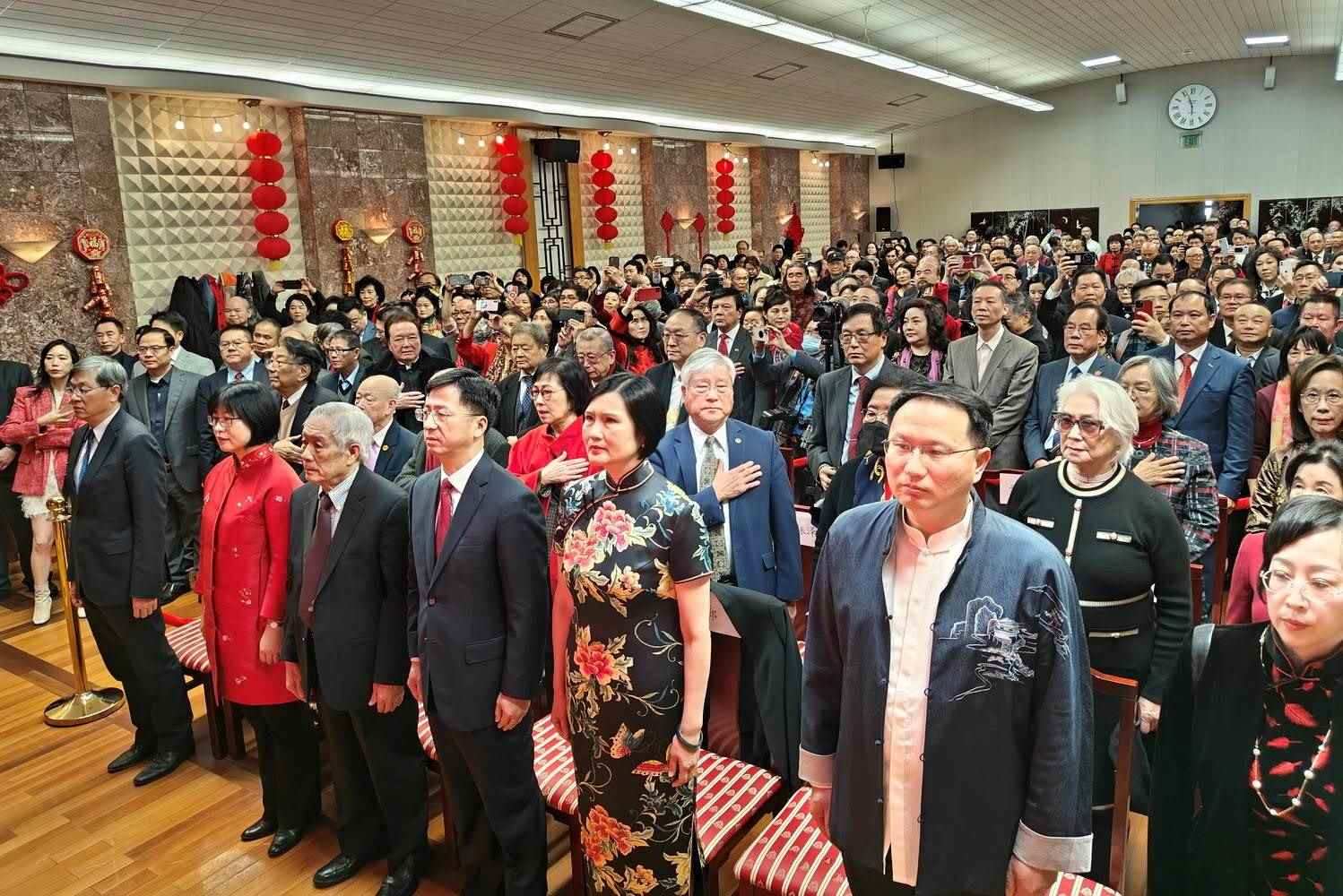 領(lǐng)區(qū)各州代表參加招待會(huì)。主辦方供圖