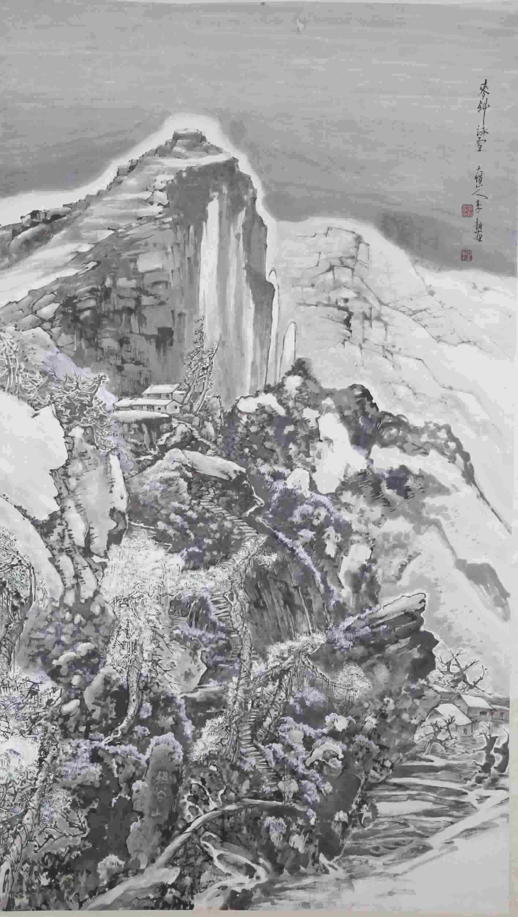 李耕畫作。(仙游縣博物館供圖)