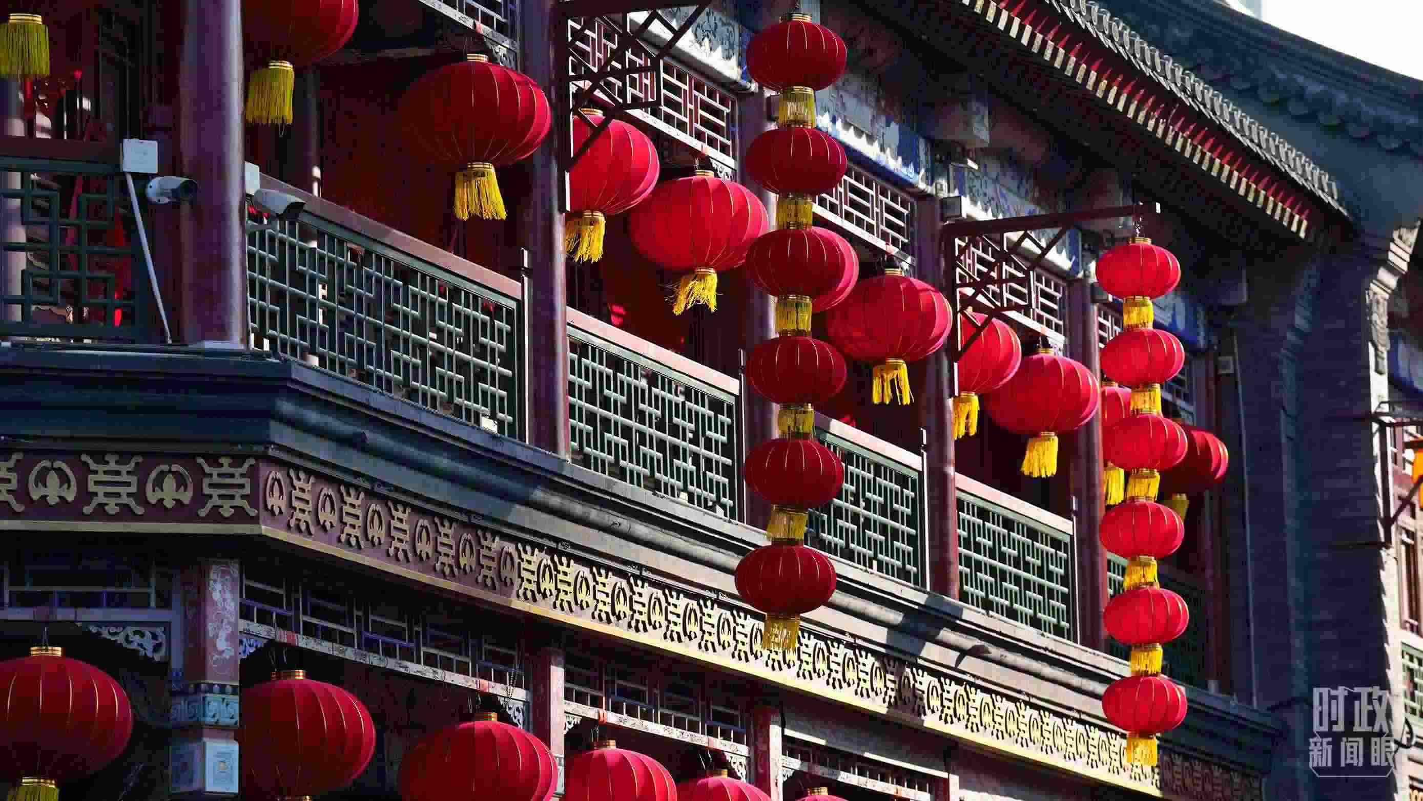 △天津古文化街。（總臺國廣記者李晉拍攝）