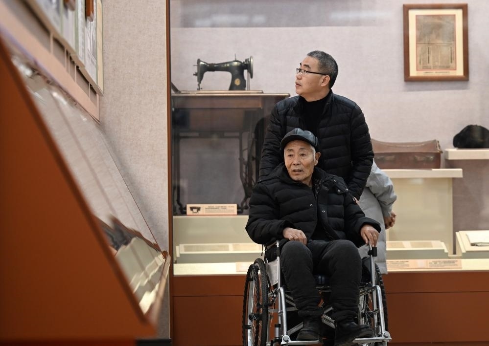 2024年1月29日，市民在平津戰(zhàn)役紀念館參觀。