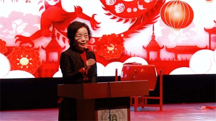 沈敏娟致辭。駐蒙古使館供圖