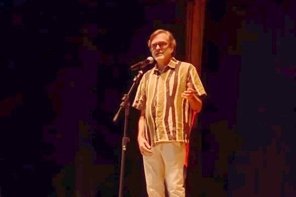 累西腓市政府代表、文化局長梅洛在活動中致辭。中國駐累西腓總領(lǐng)館供圖