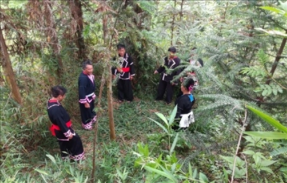 “瑤老”人民調(diào)解員翻山越嶺開(kāi)展現(xiàn)場(chǎng)調(diào)解。