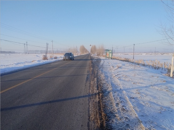 連接德惠市與太興村的德前公路寬闊通暢。德惠市委宣傳部供圖