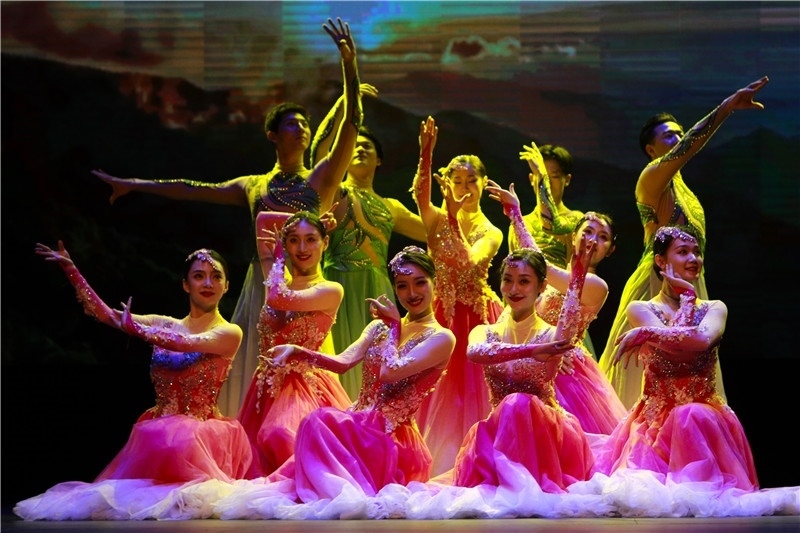 2024年“四海同春”慰僑訪演團亞太團新西蘭惠靈頓演出現(xiàn)場。圖片由陸欣讌、孟韜、葉勇提供