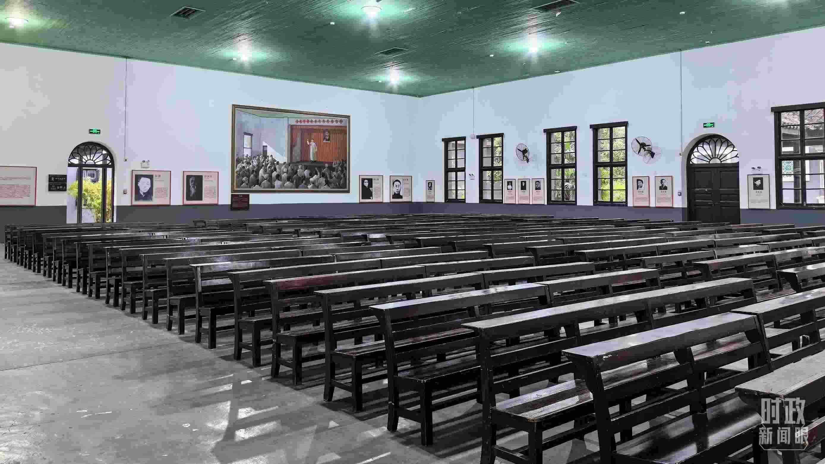 △湖南第一師范學(xué)院（城南書院校區(qū)）大禮堂。（總臺(tái)央視記者趙化拍攝）