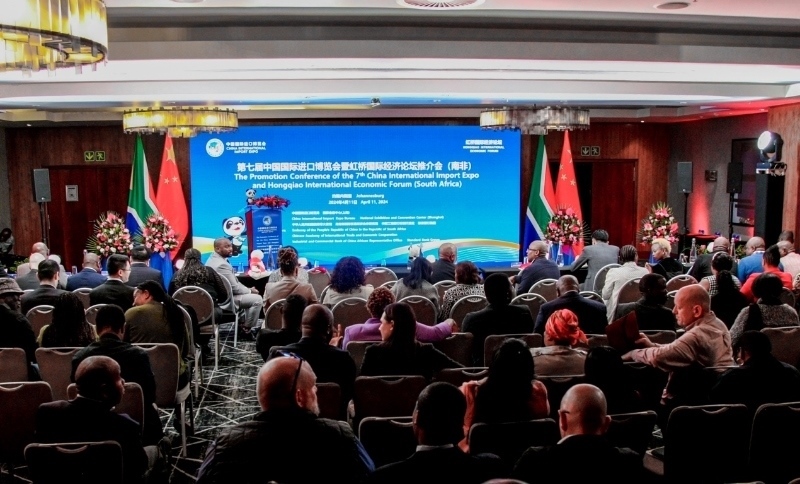 現(xiàn)場(chǎng)照片。（圖片來(lái)源：中國(guó)國(guó)際進(jìn)口博覽會(huì)官微）