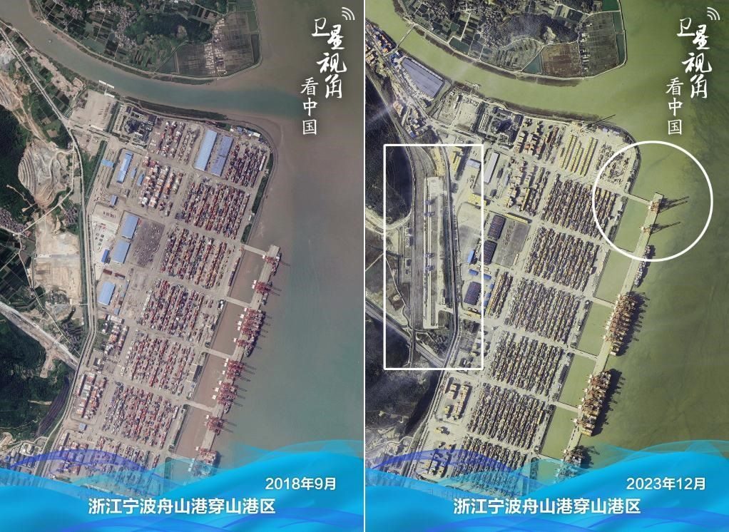 浙江寧波舟山港穿山港區(qū)新建1個泊位及鐵路穿山港站。