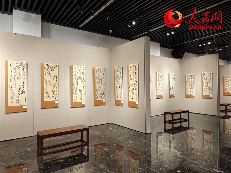 展廳現(xiàn)場(chǎng)。人民網(wǎng)記者 韋衍行攝