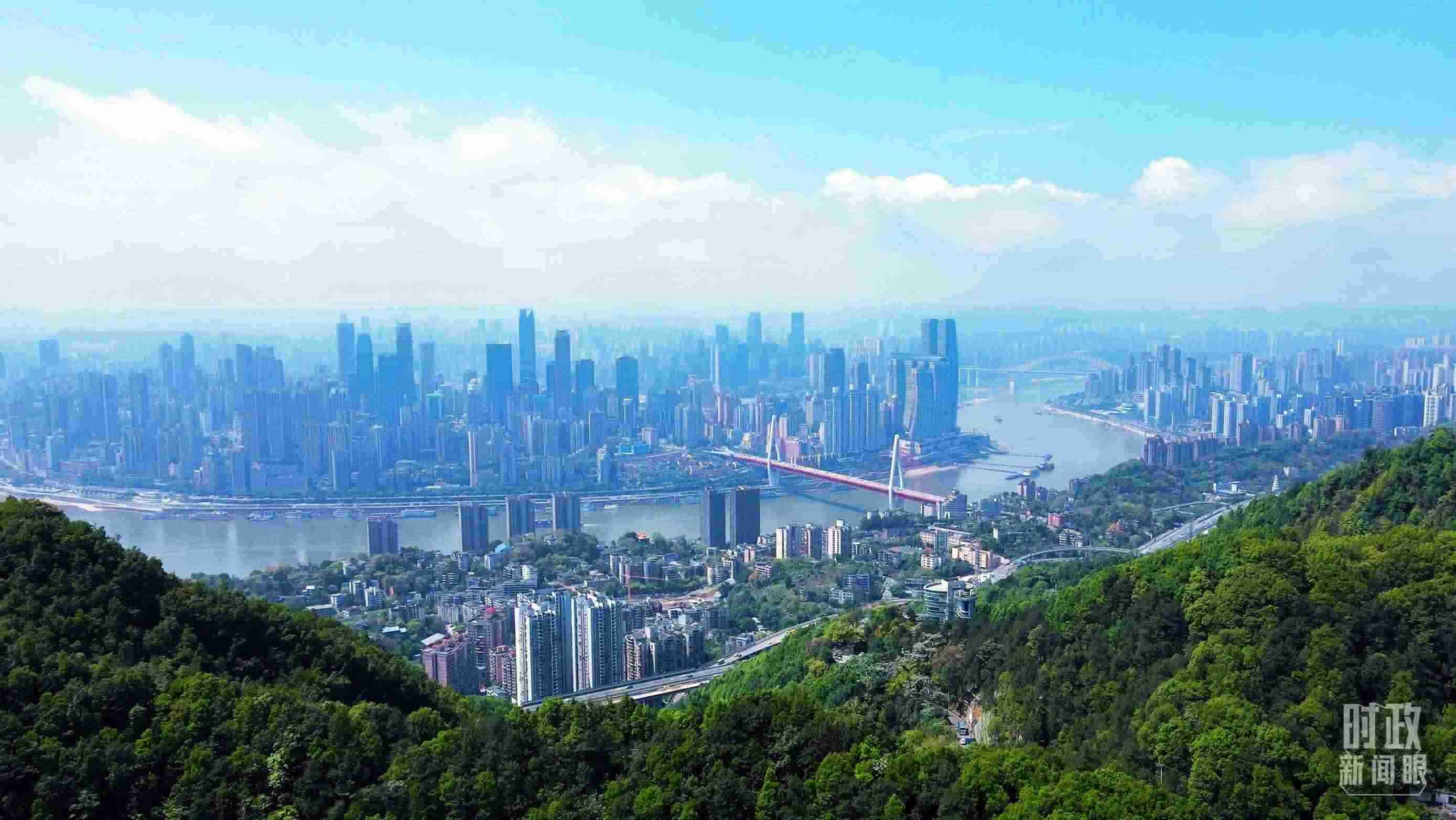 △重慶。（總臺記者謝鵬拍攝）