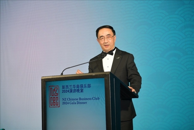 新西蘭華商俱樂部和華商聯(lián)合總會主席楊健。主辦方供圖
