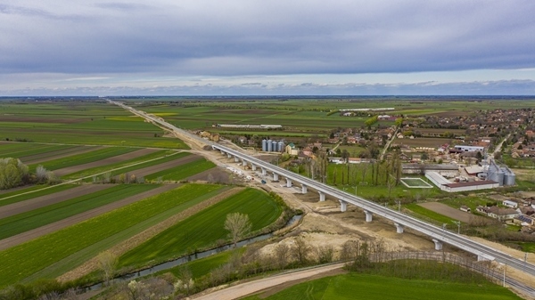 匈塞鐵路塞爾維亞境內(nèi)。中國鐵路國際有限公司供圖