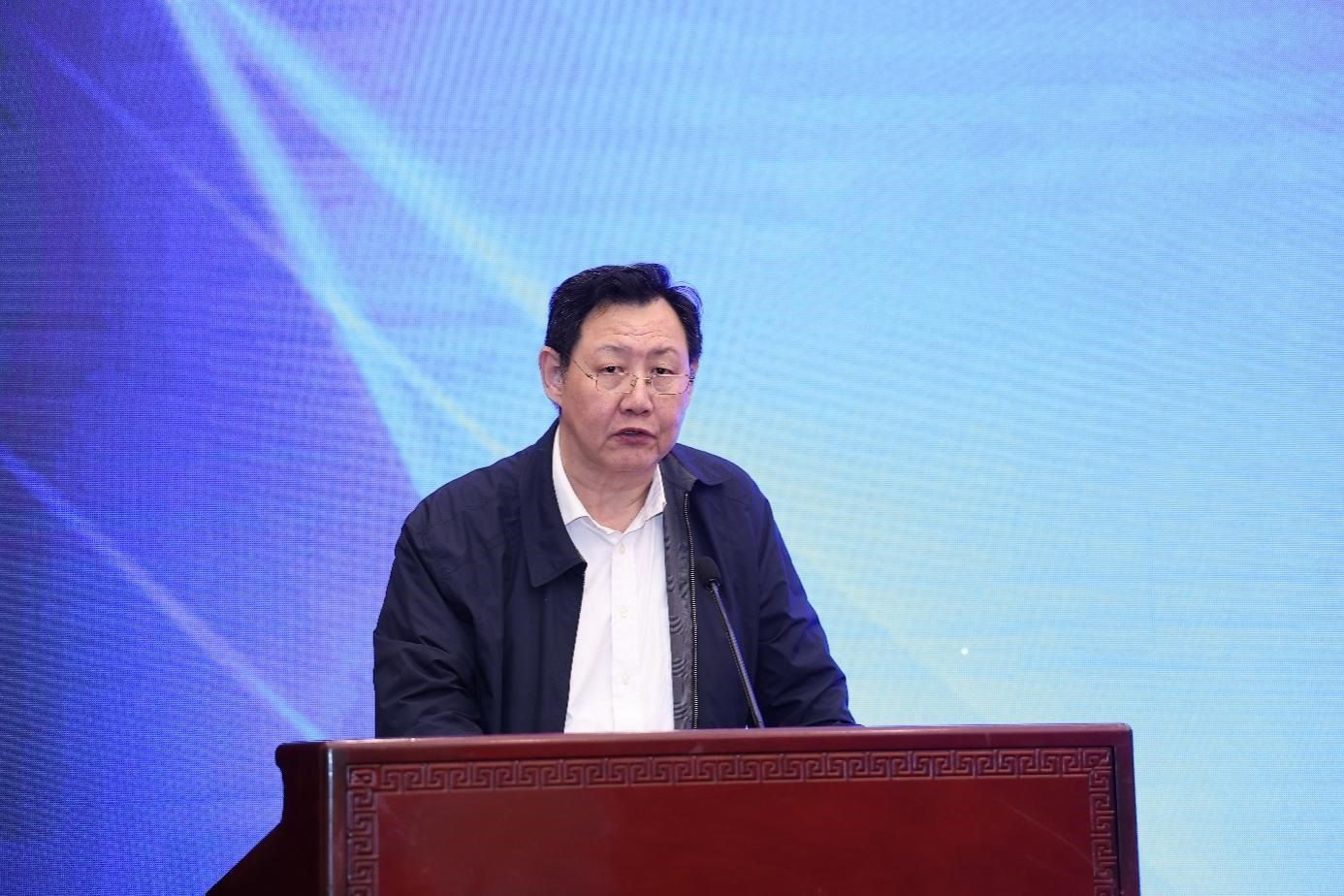 中國物流與采購聯(lián)合會黨委副書記余平致辭。主辦方供圖