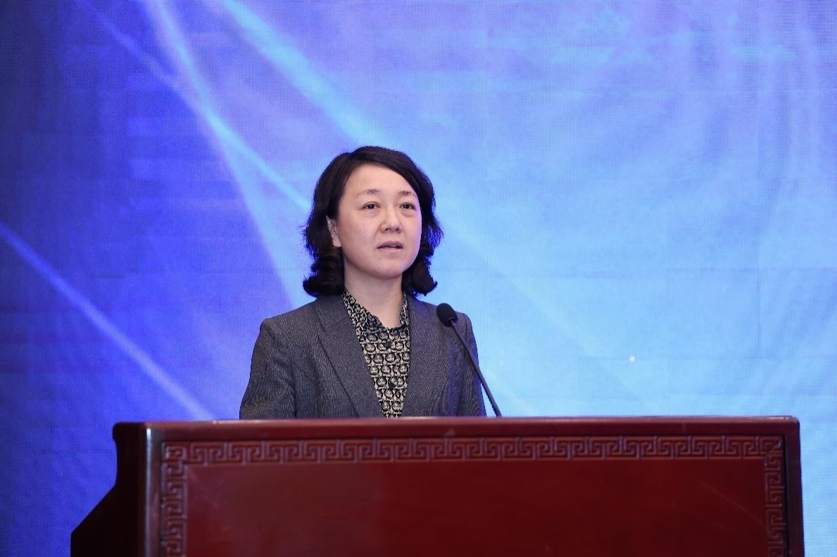 中華全國新聞工作者協(xié)會黨組成員、書記處書記吳兢致辭。主辦方供圖