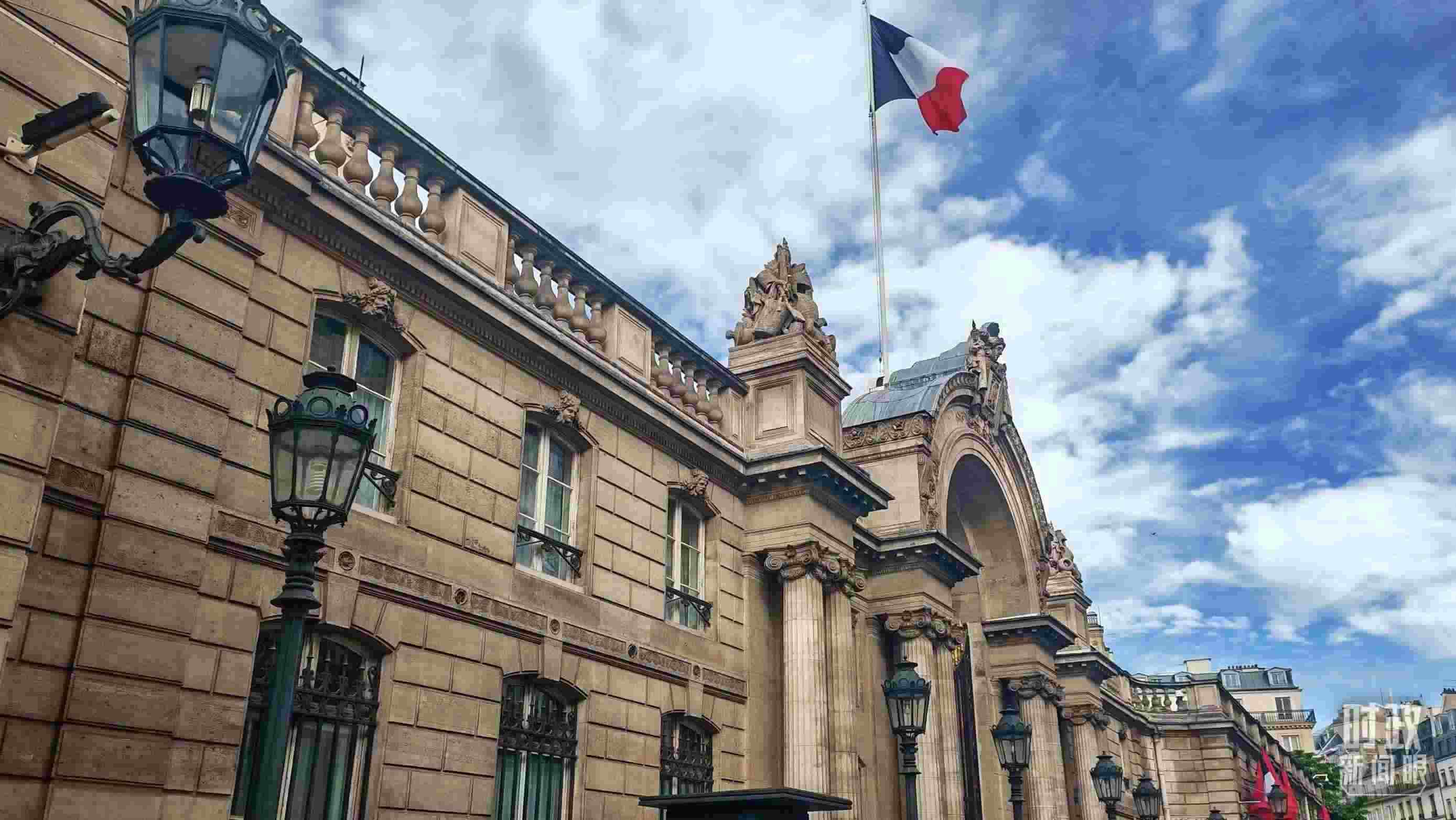 △愛麗舍宮。（總臺(tái)央視記者劉琦拍攝）