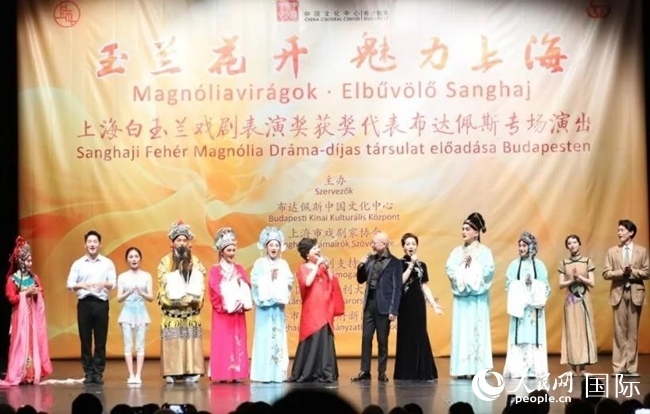 “玉蘭花開·魅力上?！弊哌M(jìn)布達(dá)佩斯。葉辰亮攝