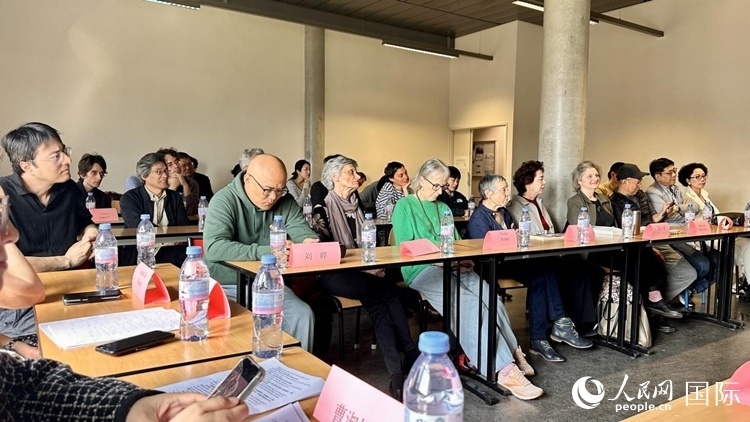 “國(guó)際青年文學(xué)共讀”活動(dòng)現(xiàn)場(chǎng)。人民網(wǎng)記者 于超凡攝