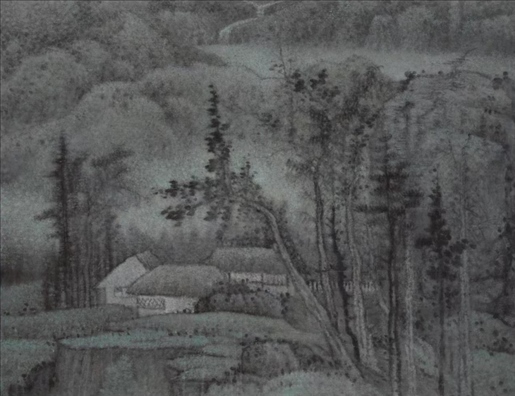 王秦生畫作《晨寂》。主辦方供圖