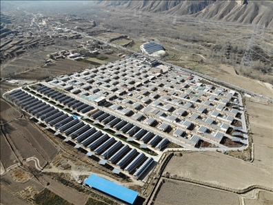 這是2020年11月6日拍攝的班彥新村全貌（無人機(jī)照片）。新華社記者 戴天放 攝