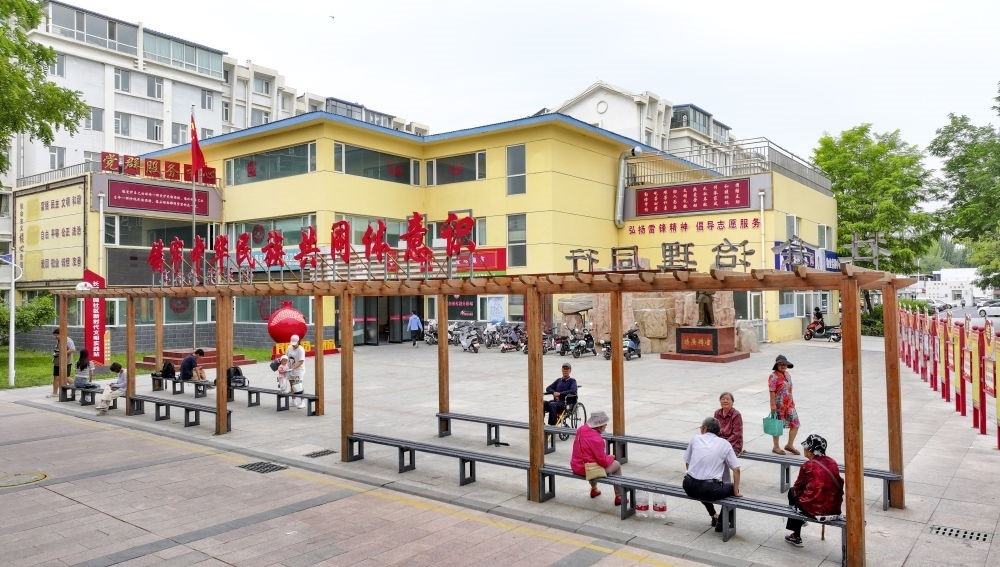 6月20日拍攝的長(zhǎng)城花園社區(qū)一角（無(wú)人機(jī)照片）。